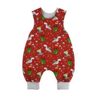 Baby Jungen Frühchen Overall Jumpsuit Einteiler Schlafanzug "Dinos & Geschenke" ab Gr. 38-40 Geschenk Geburt Bild 3
