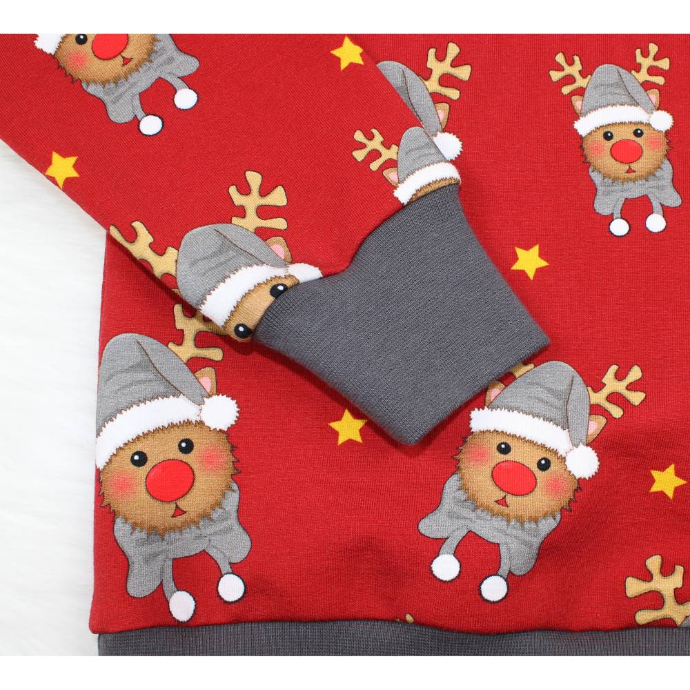 Pullover Rentier Weihnachtspullover Mädchen Junge Baby