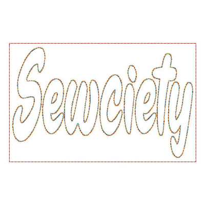 Trapunto Stickdatei "Sewciety"