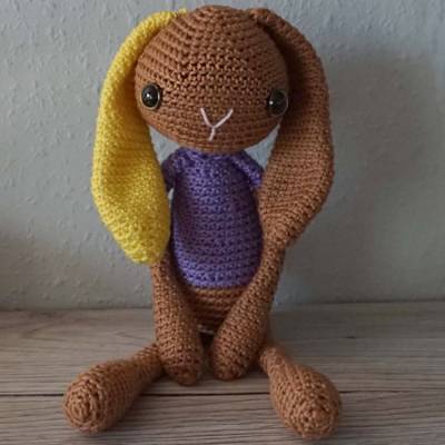 Amigurumi Häkelanleitung für den Hasen Hoppel
