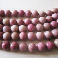 20x Rhodonit Perlen 8 mm Altrosa Farbe Bild 1