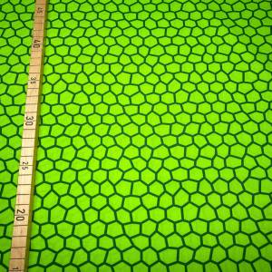 Stoff unregelmäßige Waben - grün - 10,00 EUR/m - 100% Baumwolle - Patchwork Bild 3