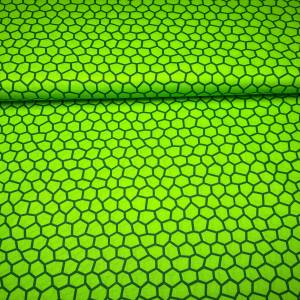 Stoff unregelmäßige Waben - grün - 10,00 EUR/m - 100% Baumwolle - Patchwork Bild 4