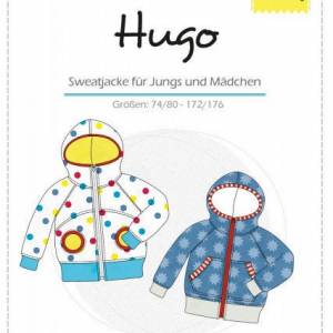 Papierschnittmuster - Hugo - Sweatjacke für Jungs und Mädchen - farbenmix Bild 3