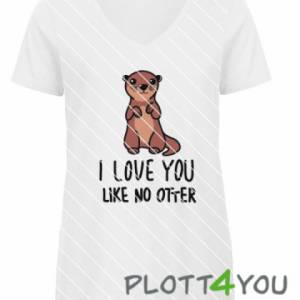 Plotterdatei "i love you like no Otter" Bild 1