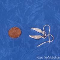 Kleine Engelsflügel Ohrhänger aus Sterling Silber Bild 3