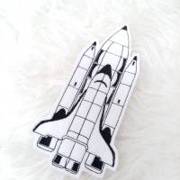 XXL Aufnäher Space Shuttle mit Trägerrakete Bild 3