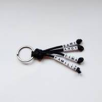 Schlüsselanhänger mit Wunschtext, 2 Texte inklusive, Schlüsselanhänger mit Name Bild 10