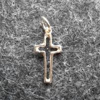 Zierliches Kreuz aus 999 Silber, Geschenk für Kommunion, Firmung oder Konfirmation Bild 7