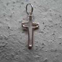Zierliches Kreuz aus 999 Silber, Geschenk für Kommunion, Firmung oder Konfirmation Bild 8
