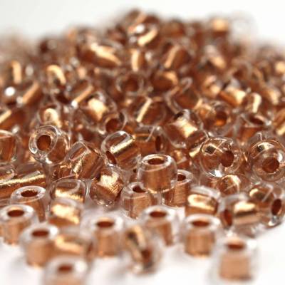 Rocaille Perles 2 mm Verre Salmon saumon Ceylan 450 g BIJOUX seed beads a30 