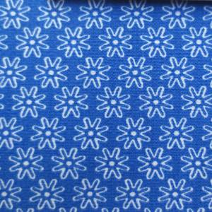 Stoff Blume royalblau - 8,00 EUR/m - Baumwolle - Patchwork Bild 1