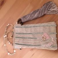Handtasche, Clutch, Abendtasche, Damen und Ladies Handtache, Couture Sticherei, Handarbeit Bild 3