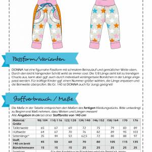 Donna - Sweathose für Kinder - farbenmix - Papierschnittmuster Bild 4