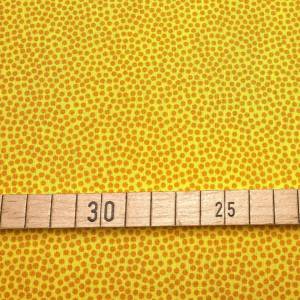 Baumwollwebware - unregelmäßige Punkte - gelb - 10,00 EUR/m - 100% Baumwolle - Dotty - Swafing Bild 1