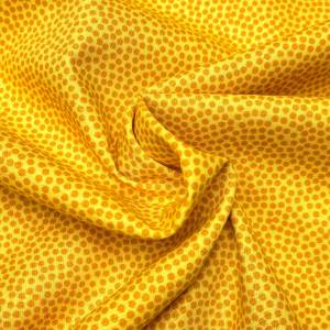 Baumwollwebware - unregelmäßige Punkte - gelb - 10,00 EUR/m - 100% Baumwolle - Dotty - Swafing Bild 4