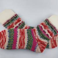 Handgestrickte Socken in Größe 38/39, Stricksocken, Socke Bild 2