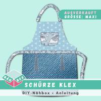 DIY-Nähset Küchenschürze nähen // Ostergeschenk nähen // Schürze Klex Bild 4