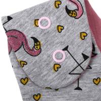 Baby-Set Mädchen Mütze  + Mitwachs-Strampler "Verliebte Flamingos" Gr. 50-56 Geschenk Geburt SOFORTKAUF Bild 2