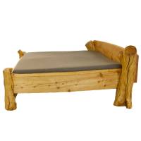 Doppelbett aus Massivholz I Ehebett helles Naturholz I französisches Bett aus Vollholz I Designer Betten alle Größen Bild 5