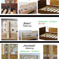 Rausfallschutz aus Holz mit STERNE Motiv , Bettgitter für Kinderbett (100 cm breit) Bild 5