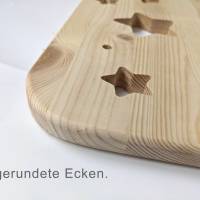 Rausfallschutz aus Holz mit STERNE Motiv , Bettgitter für Kinderbett (100 cm breit) Bild 7