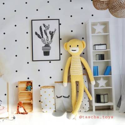 Affe gehäkelt,  Gehäkelte Affe, Kuscheltier Affe, Stoffaffe, Puppe Affe, Stofftiere Affe, handgemachte Affe