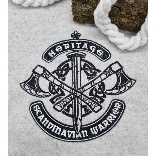 Stickdatei "HERITAGE SCANDINAVIAN WARRIOR" in verschiedenen Rahmengrößen