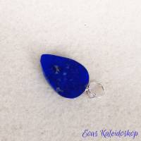 Kräftig blauer Lapis Lazuli Anhänger für Ketten oder Lederbänder Bild 7