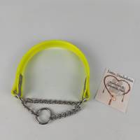 Reflektierendes Hundehalsband mit Zugstop Kette, reflektierende Kettenleine, Halsband mit Zugkette, Hundehalsband, Leine Bild 3