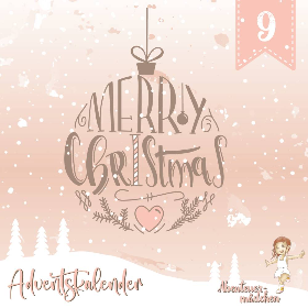 NEU: "Merry Christmas" Weihnachtskugel - Plott