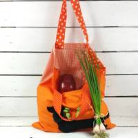 Tragetasche, Einkaufstasche mit Dackel, farbenfrohe Dackeltasche, Hundetasche Bild 2