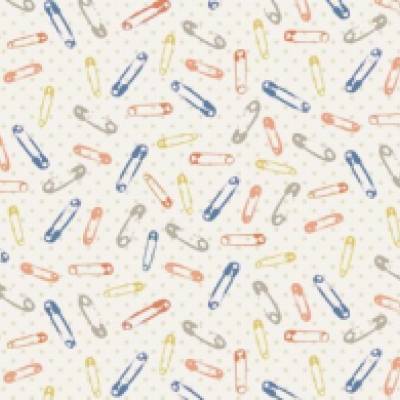 Patchworkstoff aus Serie Handmade mit Sicherheitsnadeln Stoff reine Baumwolle Patchwork Nähen Quilten