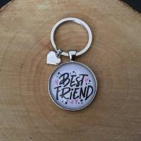 Flotter Cabochon-Schlüsselanhänger „Best Friend“ Bild 1