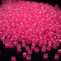 Toho Seed Beads 11/0 Luminous Neon Pink Bild 4
