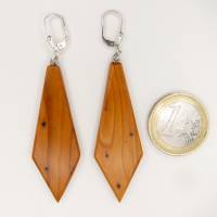 1 Paar Ohrringe aus dem Holz der Eibe Bild 7
