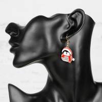 Ohrringe Pinguin mit Weihnachtsmütze • Ohrhänger | Ohrschmuck | Weihnachten Bild 5