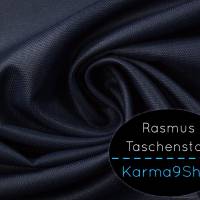 0,5m Taschenstoff Rasmus dunkelblau Bild 1