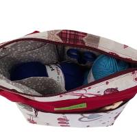 Projekttasche, Handarbeitstasche, Tasche für Hobbys, praktische Tasche, Allzweck Bild 5