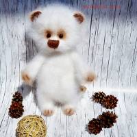 Handgemachter Bär gehäkelt, Häkeltier Bär, Bär Deko, Gehäkeltes Bär, Teddybär, Kuschelbär, Kuscheltier Bär zum schmusen Bild 1