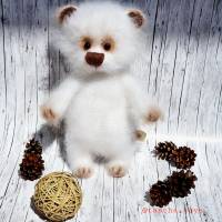 Handgemachter Bär gehäkelt, Häkeltier Bär, Bär Deko, Gehäkeltes Bär, Teddybär, Kuschelbär, Kuscheltier Bär zum schmusen Bild 7