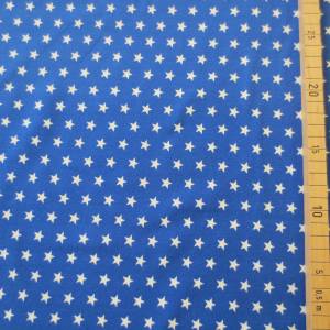 Jersey Sterne - 14,50 EUR/m - blau/weiß Bild 2