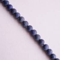 BLAUE matte Perlen LAPISLAZULI Kette Armband Schmuck 8mm 10 mm 12 mm Bild 1