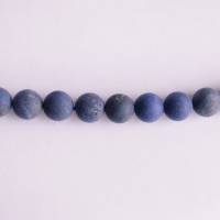 BLAUE matte Perlen LAPISLAZULI Kette Armband Schmuck 8mm 10 mm 12 mm Bild 3