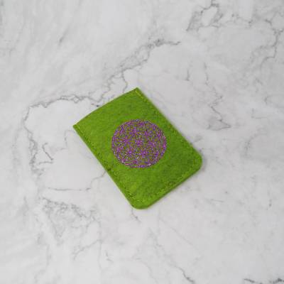 Taschenspiegel mit Filztäschchen