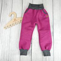 98/104 Warme Walk Hose Pumphose mit Taschen in Pink Bild 1