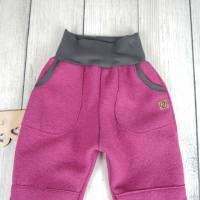 98/104 Warme Walk Hose Pumphose mit Taschen in Pink Bild 2