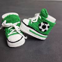 Babyschuhe Turnschuhe Sneaker Babychucks Fußball Bild 3
