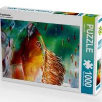 Fischkinder - Encaustic (Puzzle) • 1000 Teile • gelegte Größe: 68 x 48cm Bild 1