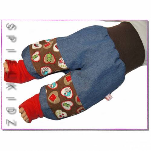 Mitwachshose Pumphose Jeans Zwerge Baby